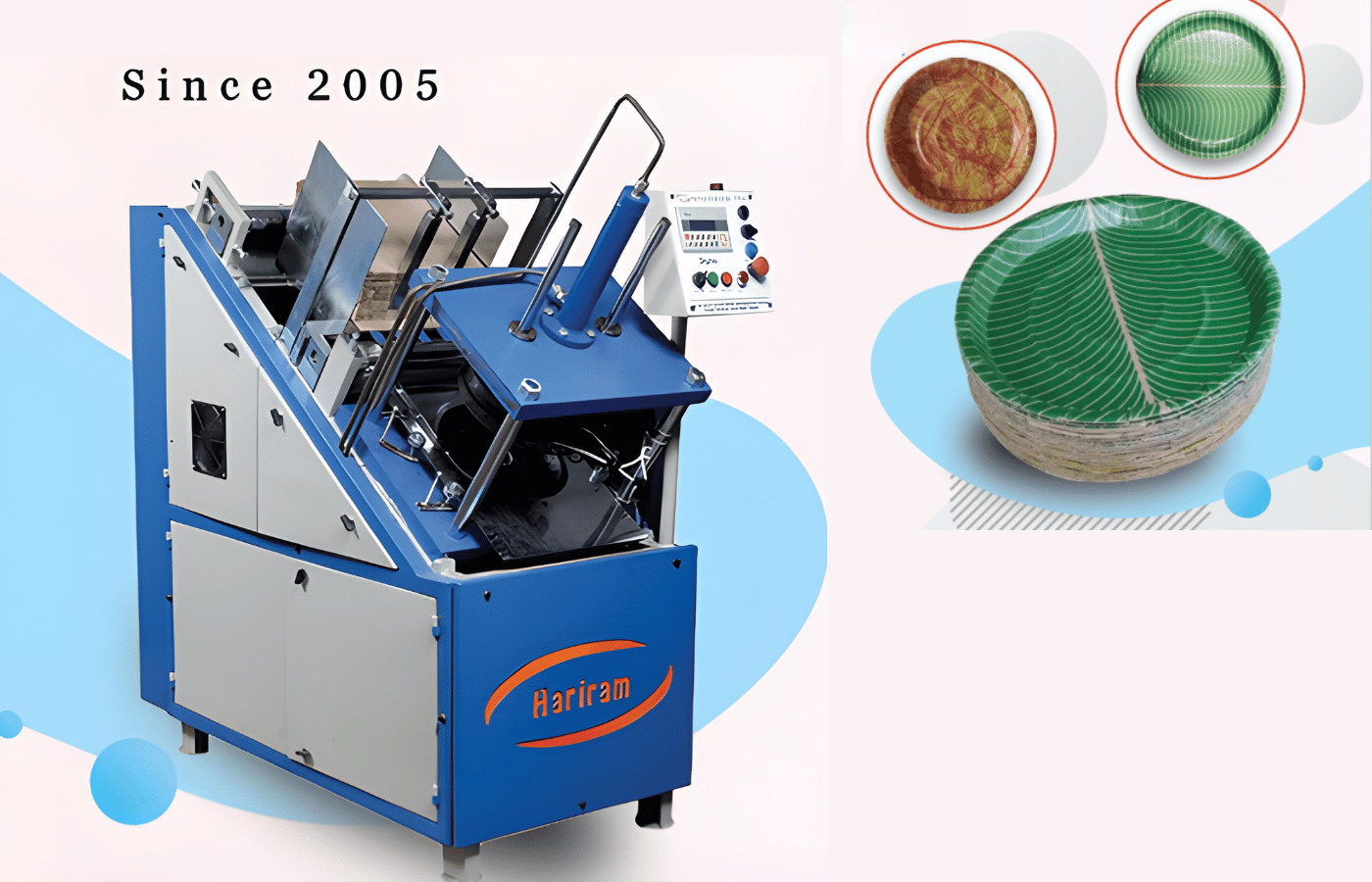 Fully auto buffet plate machine double die HR-133